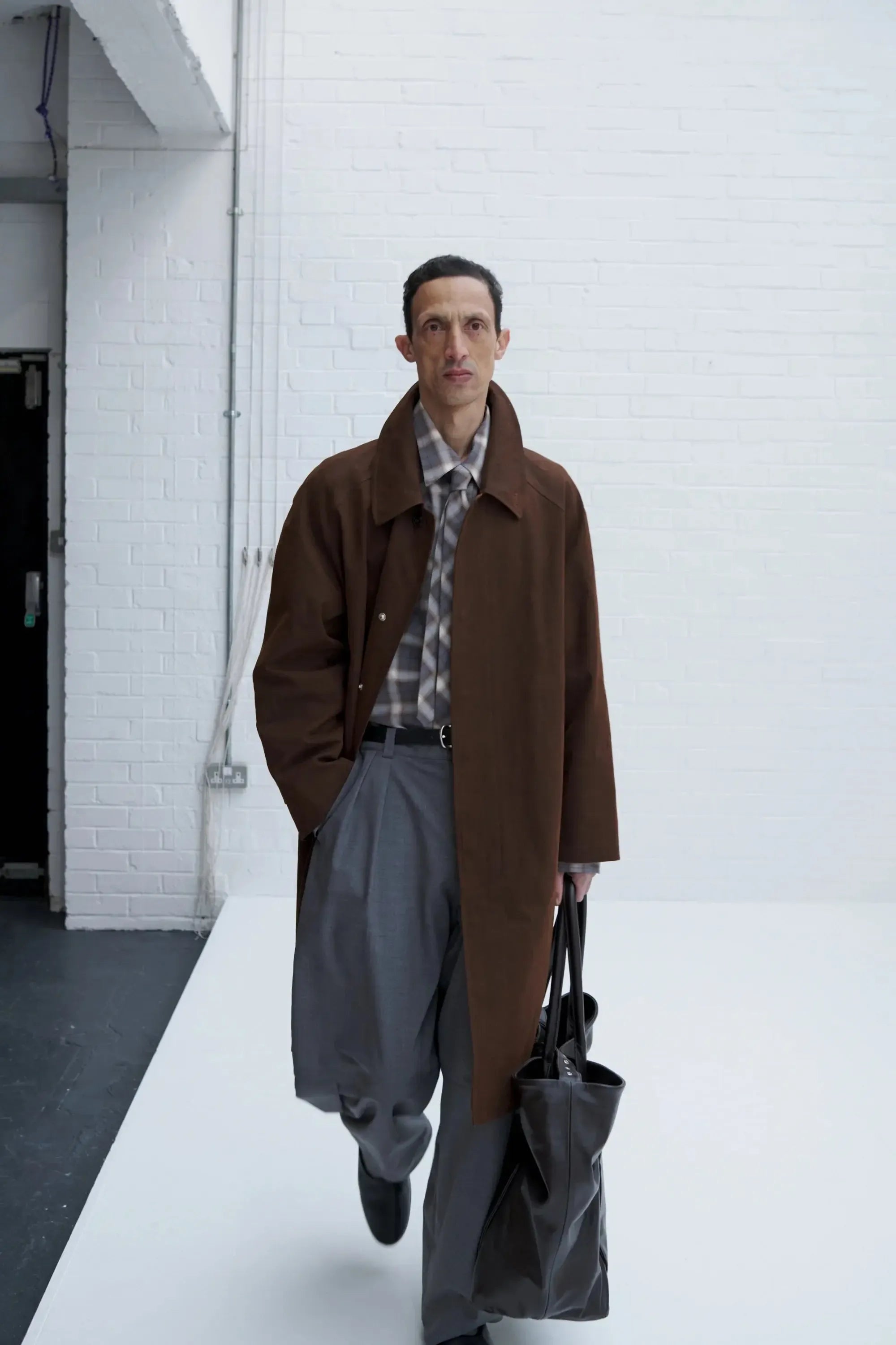 Westminster Overcoat Double Dyed Canvas - Dark Brown-Sage Nation-W2 Store