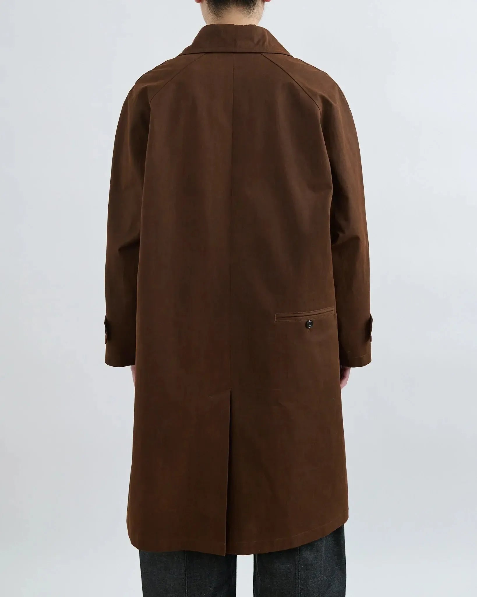 Westminster Overcoat Double Dyed Canvas - Dark Brown-Sage Nation-W2 Store