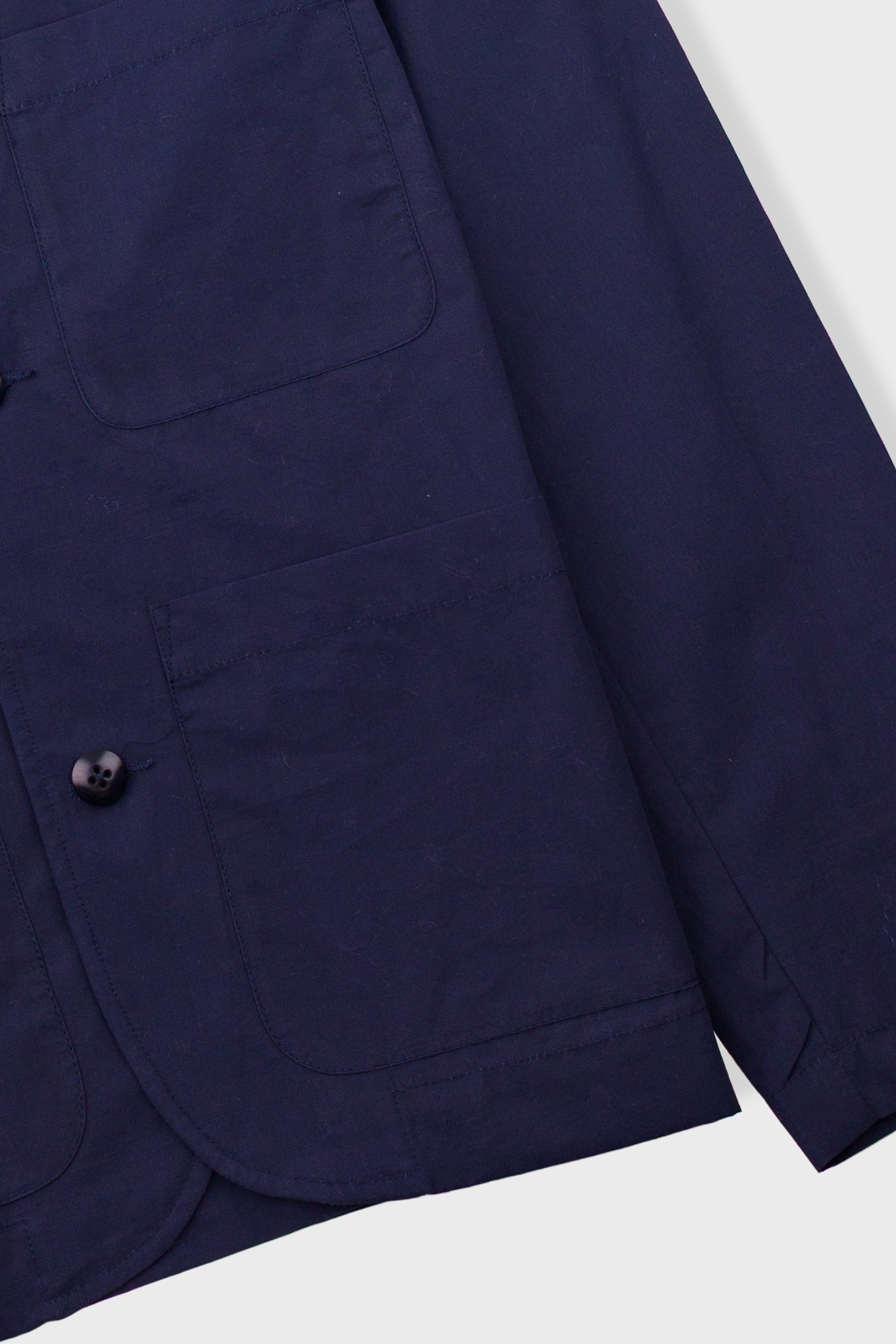 Wide Fit Blazer - Navy Tech Slub-Folk-W2 Store