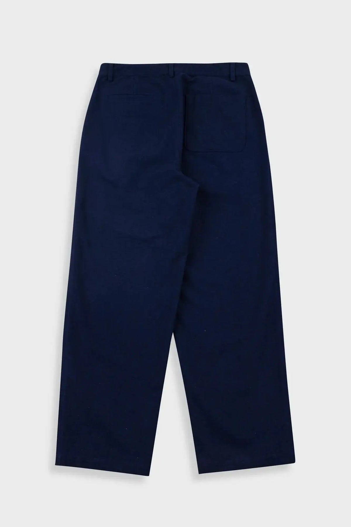 Wide Fit Trouser - Navy Lightweight Moleskin-Folk-W2 Store