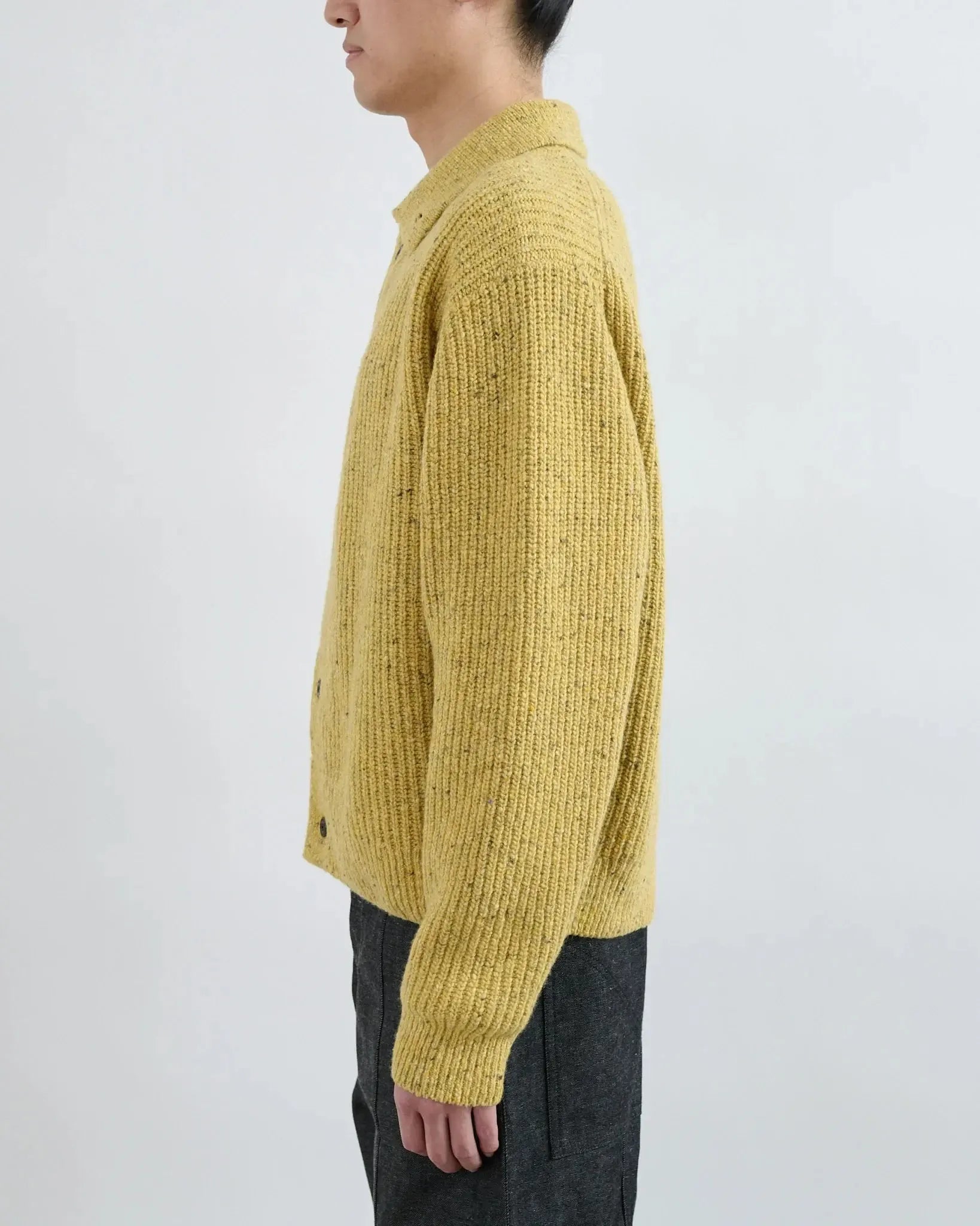 Wiral Cardigan - Speckled Mustard-Sage Nation-W2 Store