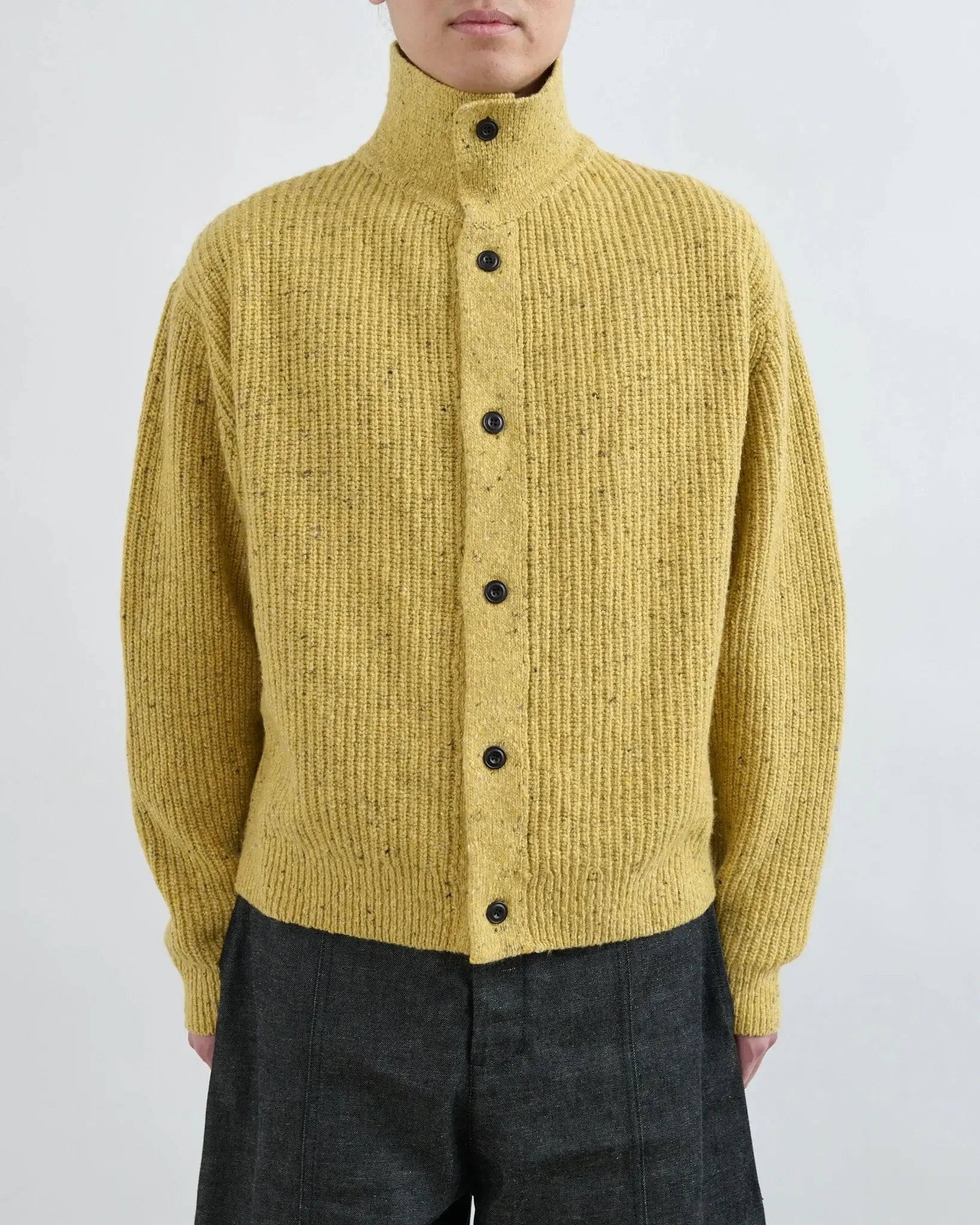 Wiral Cardigan - Speckled Mustard-Sage Nation-W2 Store