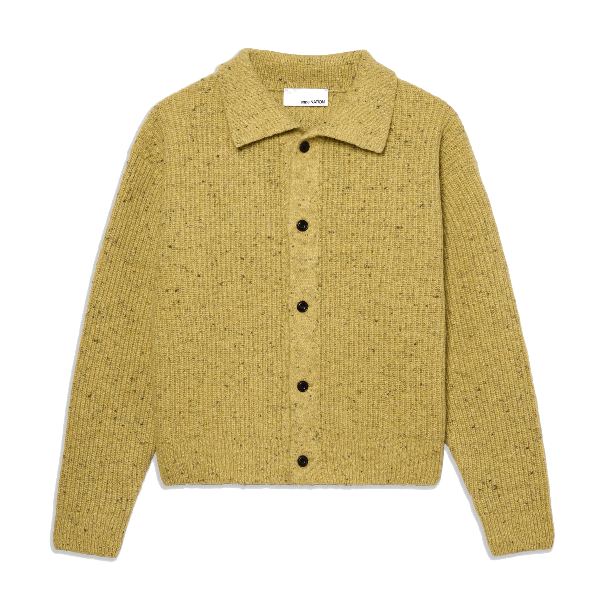 Wiral Cardigan - Speckled Mustard-Sage Nation-W2 Store