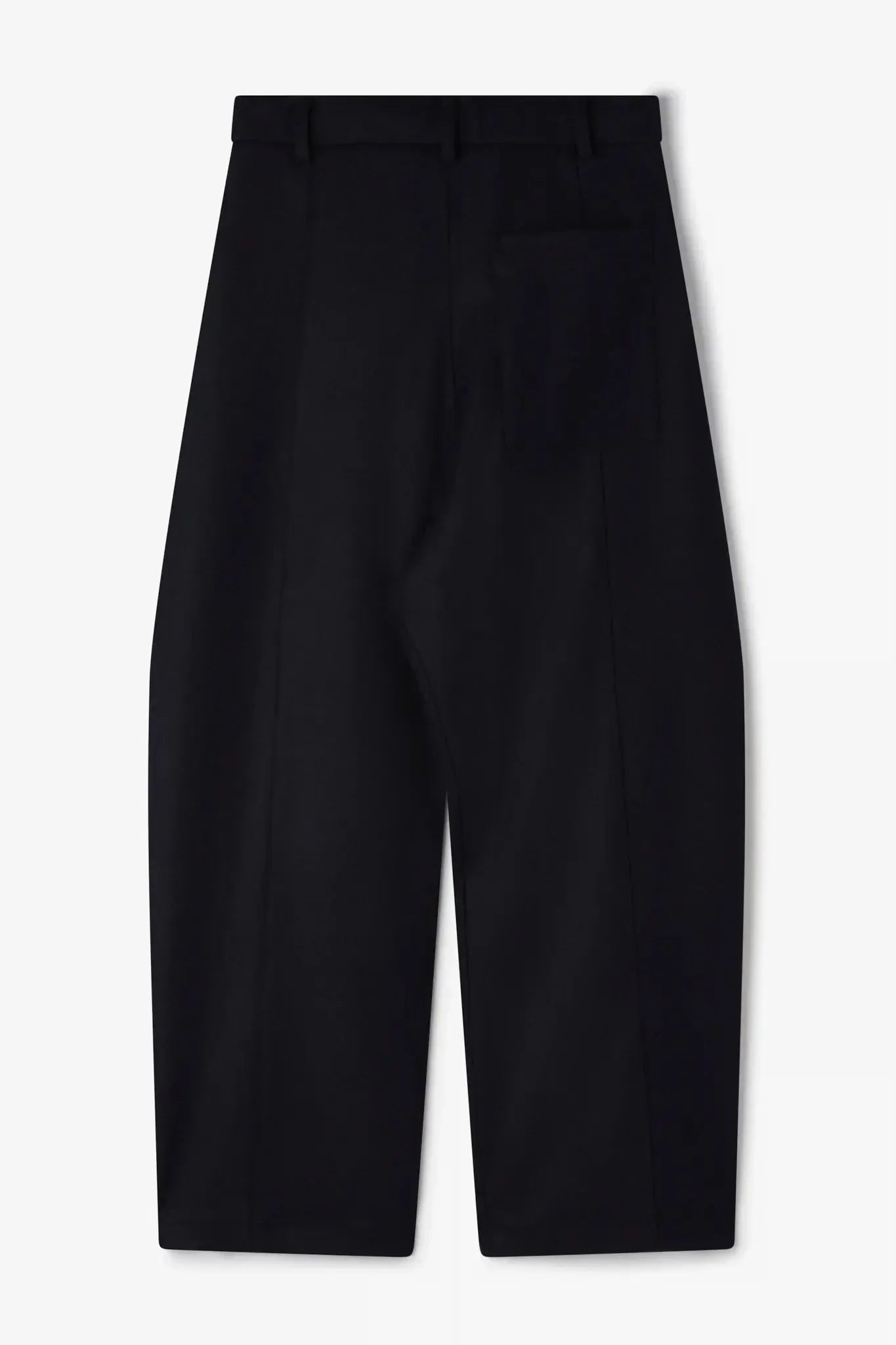 Wool Box Pleat Trouser - Dark Navy-Sage Nation-W2 Store
