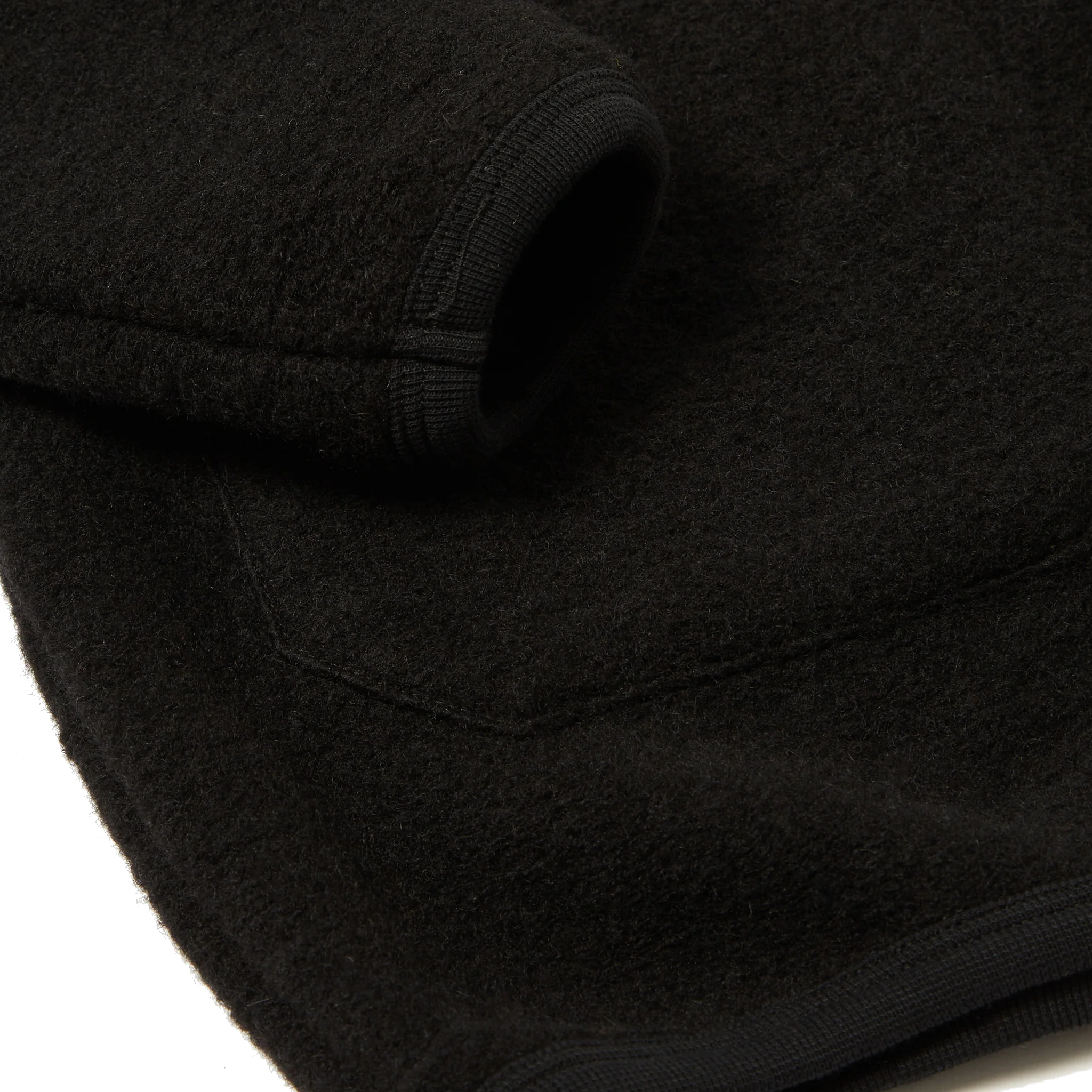 Wool Fleece Cardigan - Black-Universal Works-W2 Store