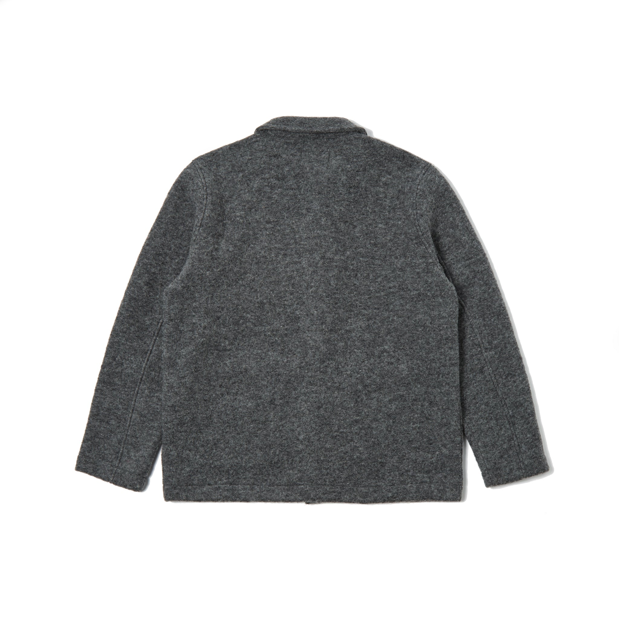 Wool Fleece Field Jacket - Grey Marl-Universal Works-W2 Store
