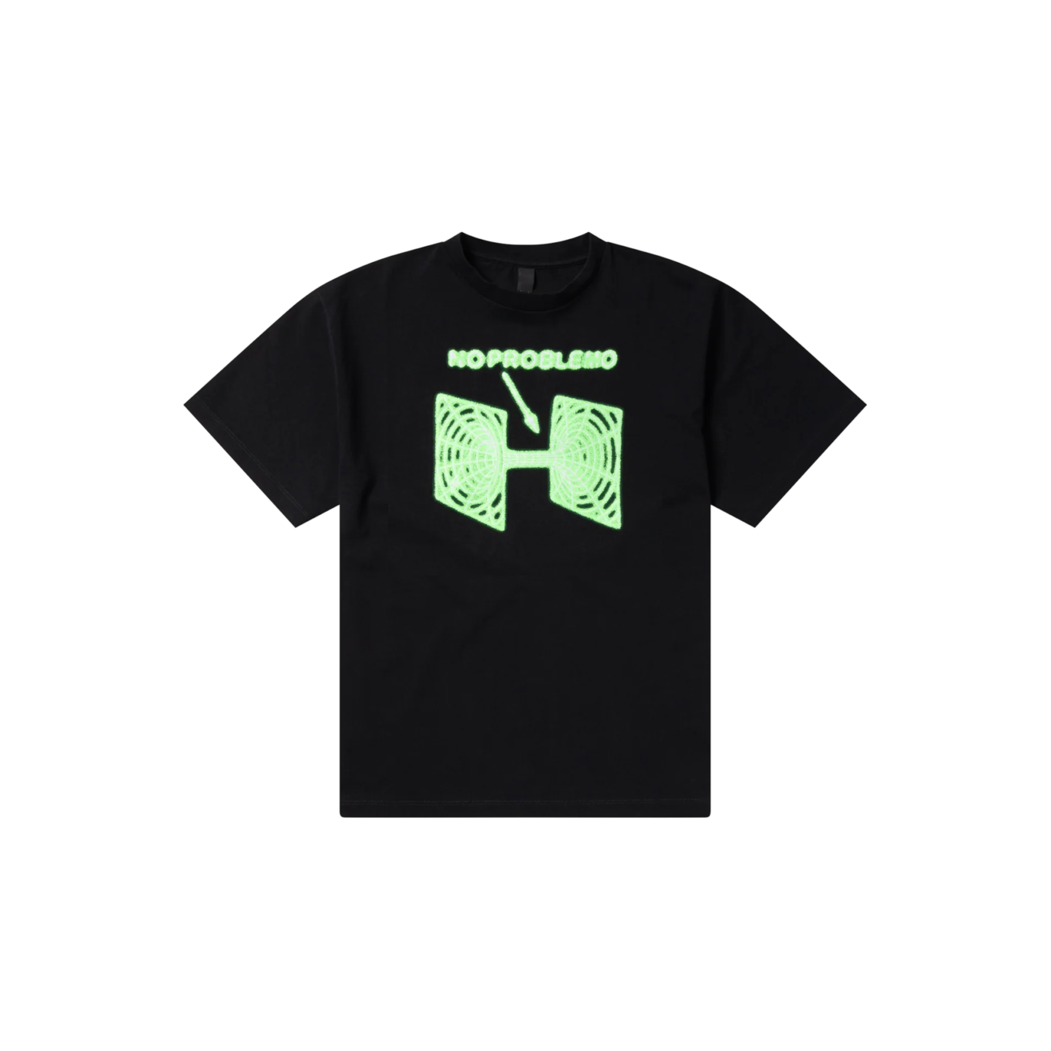 Wormhole Short Sleeve Tee - Black-No Problemo-W2 Store