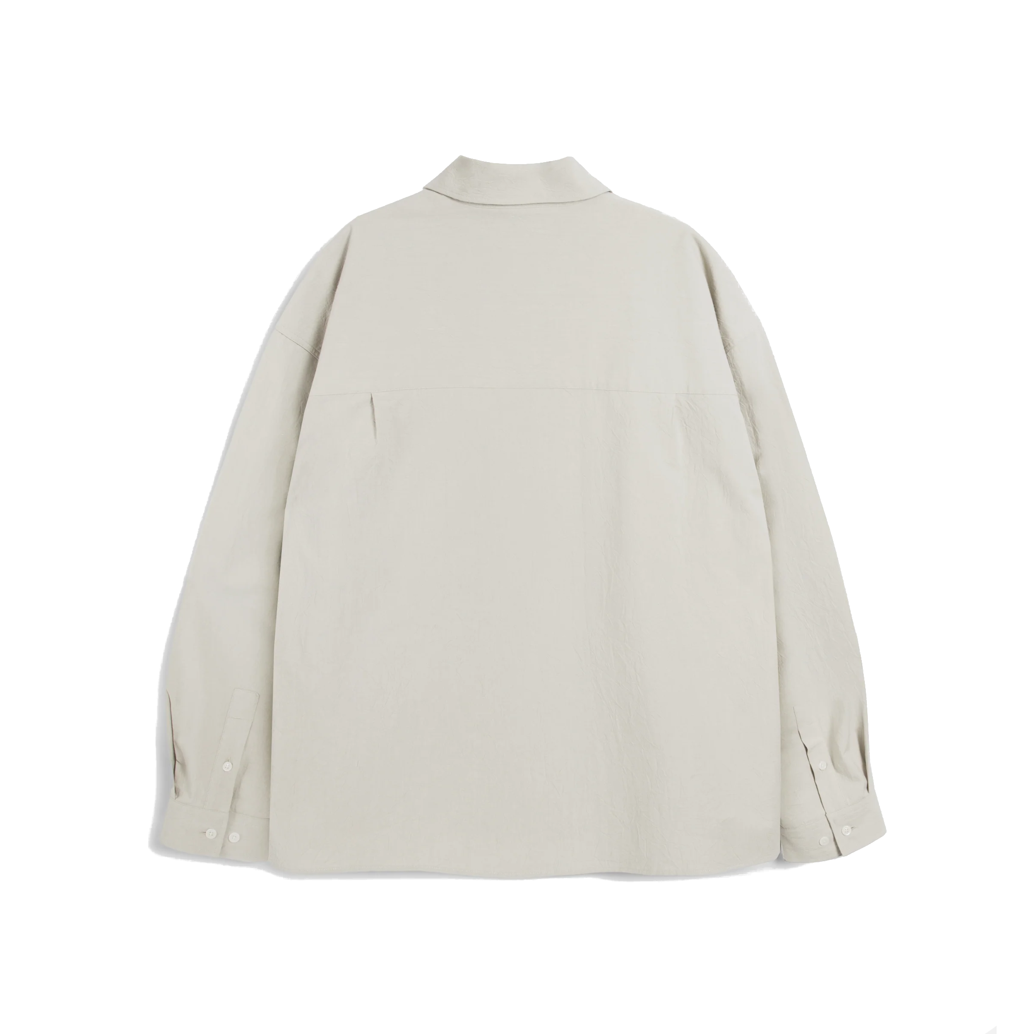 Wray Shirt Japanese Crinkle Shirting - Stone-YMC-W2 Store