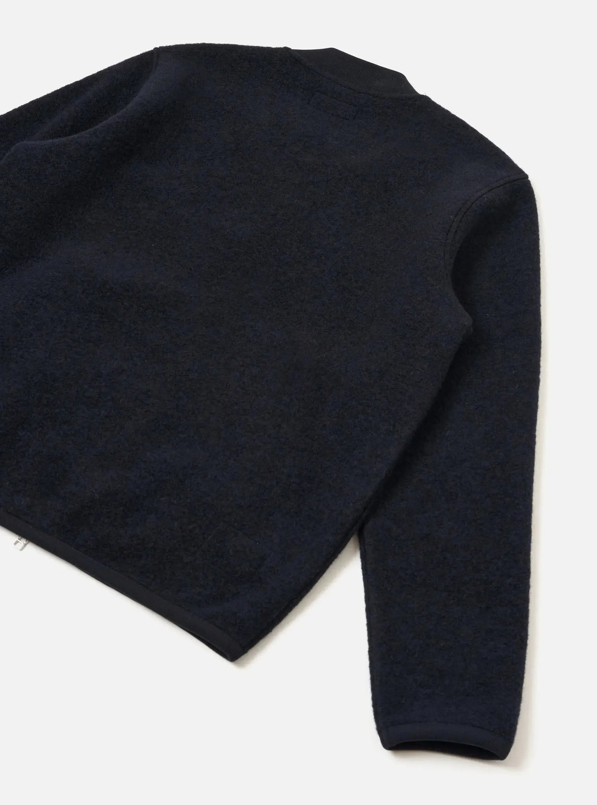 Zip Bomber Wool Fleece - Navy-Universal Works-W2 Store