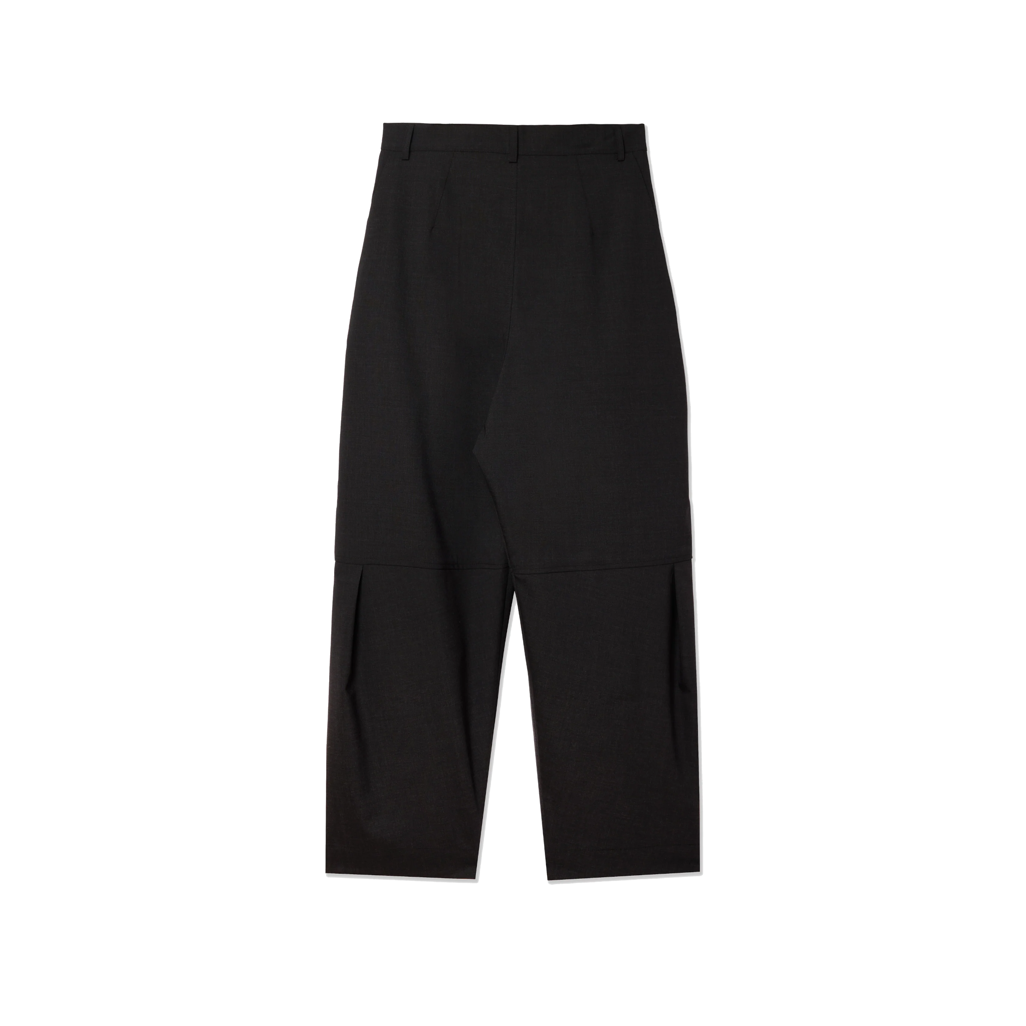 Zushi Trousers Tropical Wool - Charcoal-Sage Nation-W2 Store