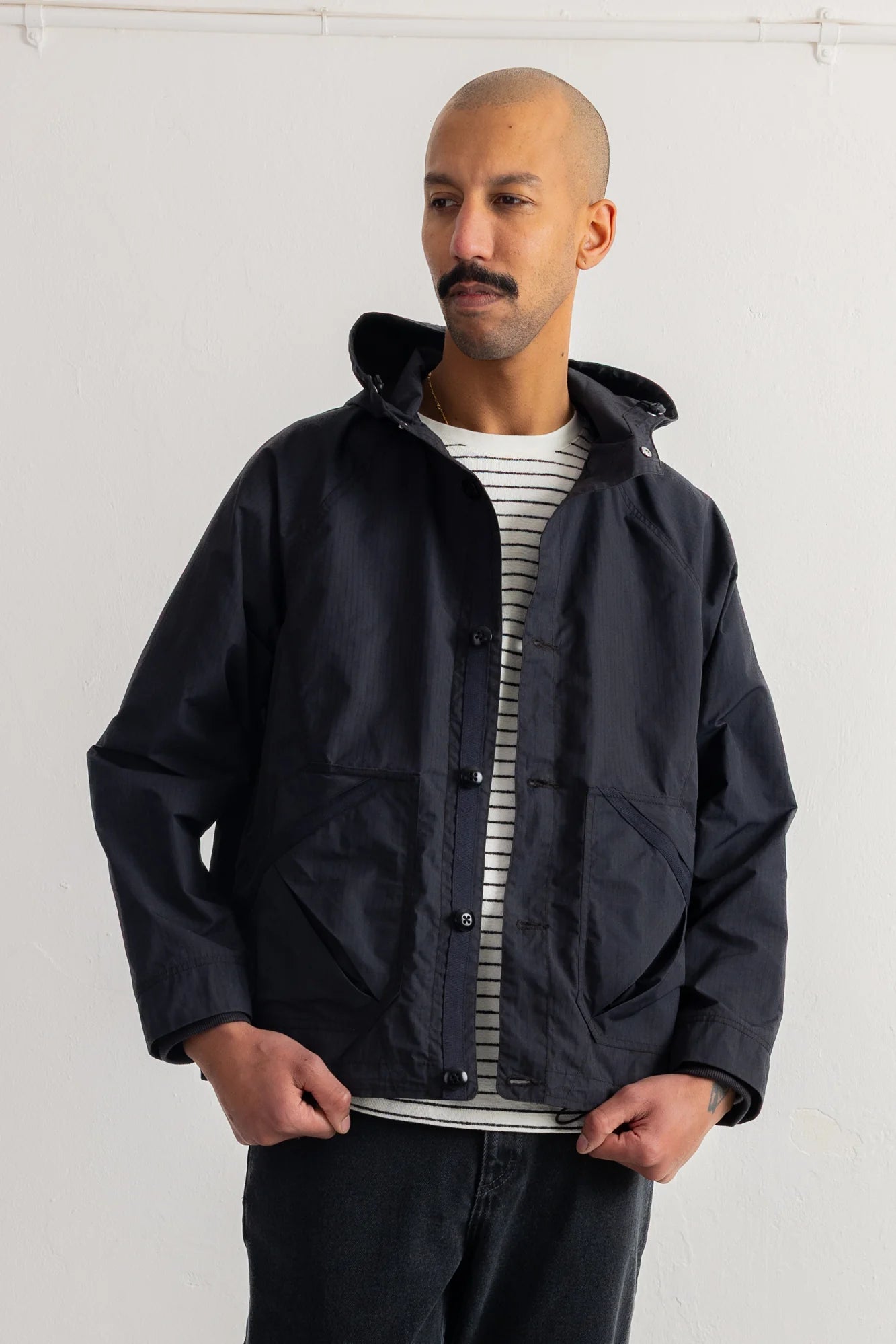 Lunar Anorak - Soft Black Ripstop