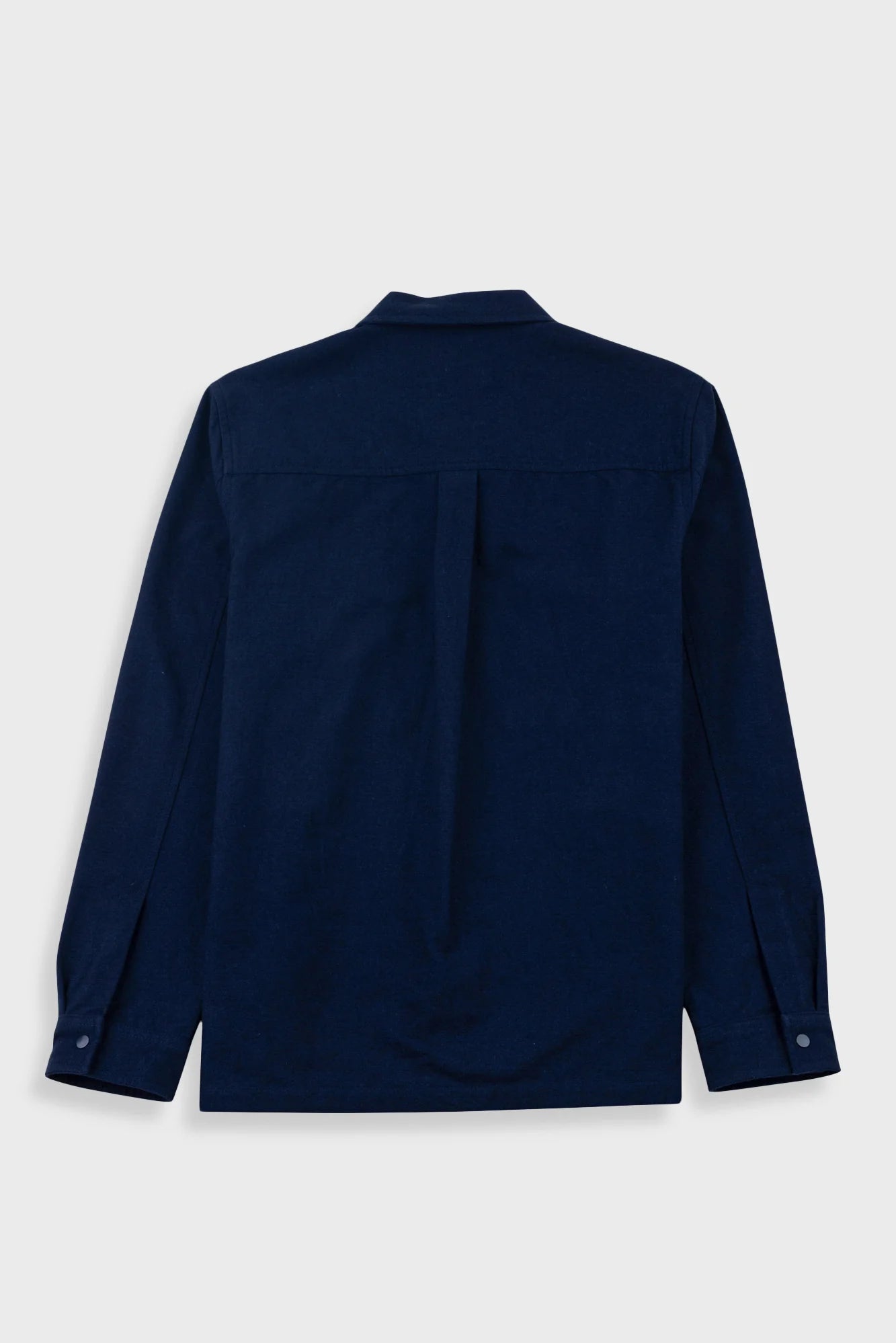 Patch Overshirt - Navy Lightweight Moleskin