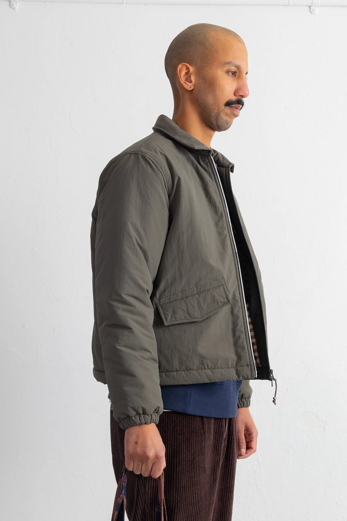 Wadded Bomber - Dark Olive